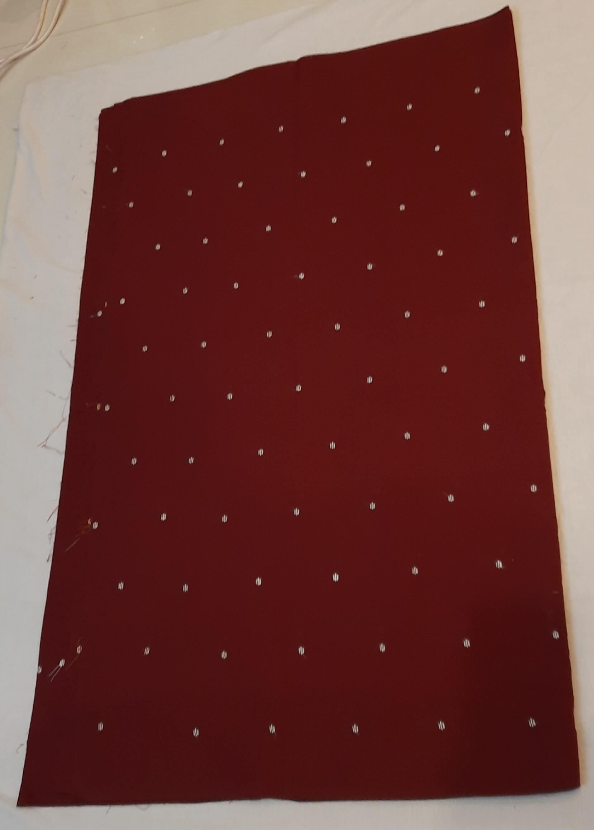 Black with Maroon Cotton Odisha Ikat saree with matching blouse piece