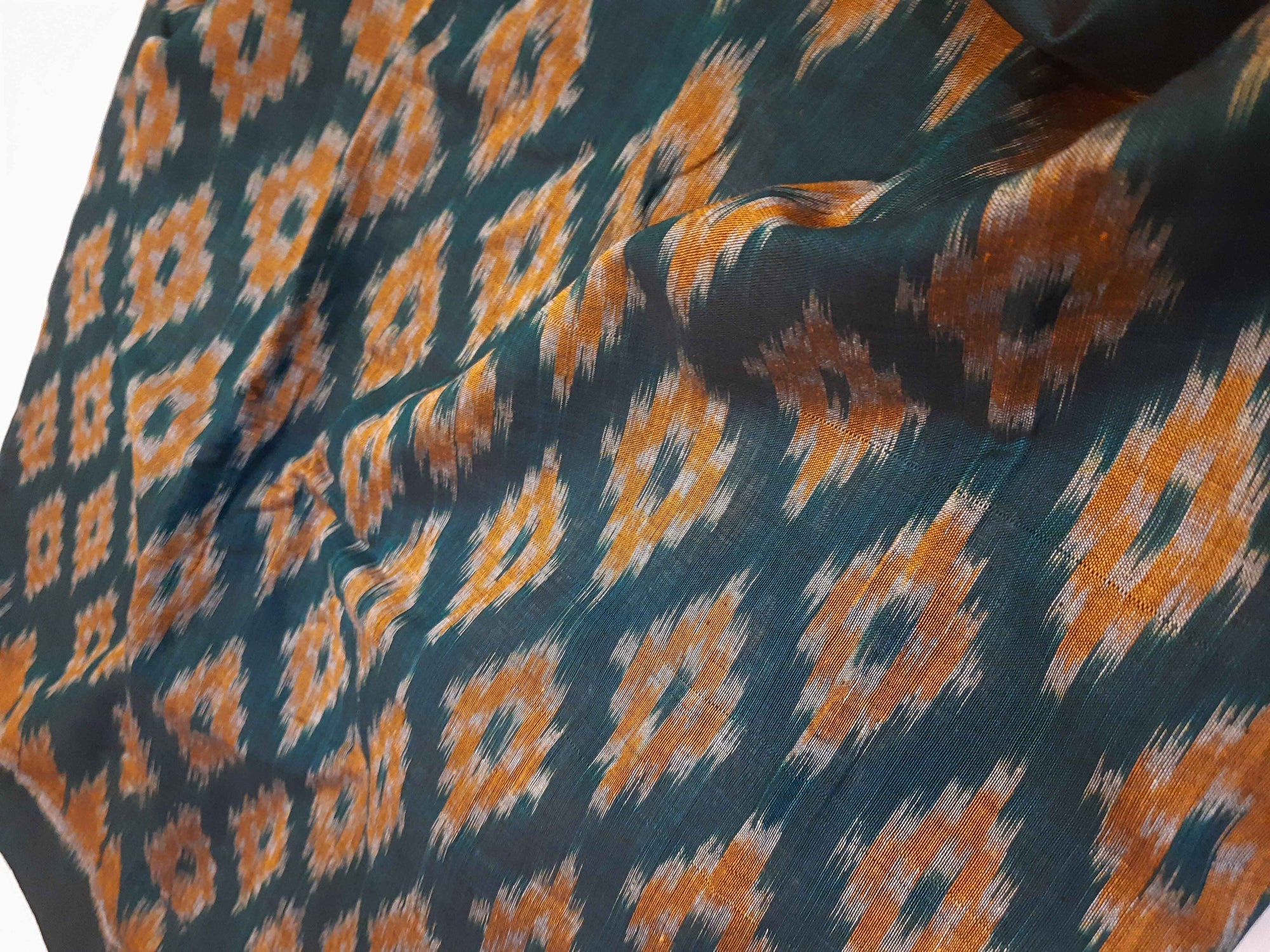 Green Odisha Cotton Ikat Dupatta