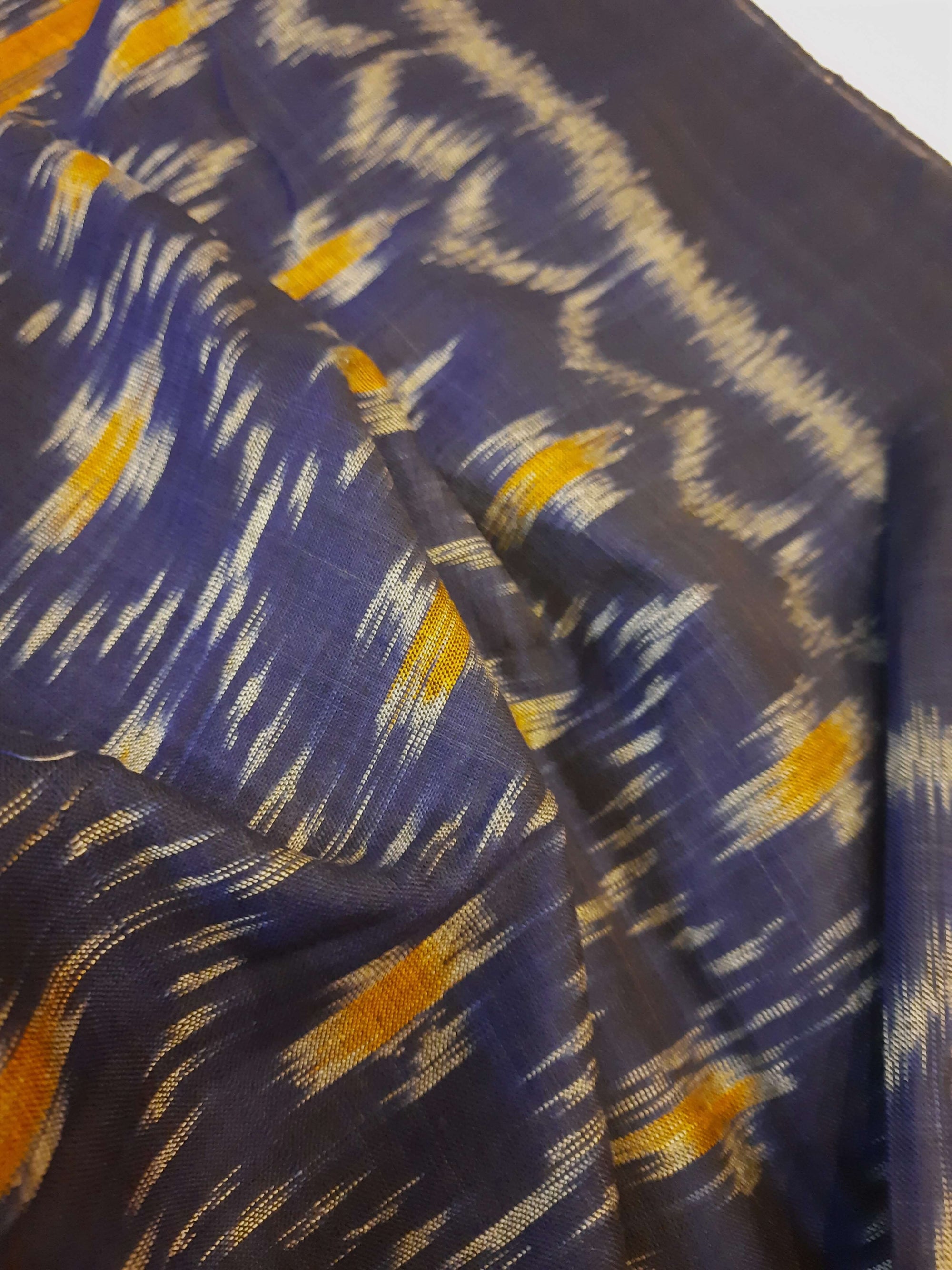 Blue Odisha Cotton Ikat Dupatta