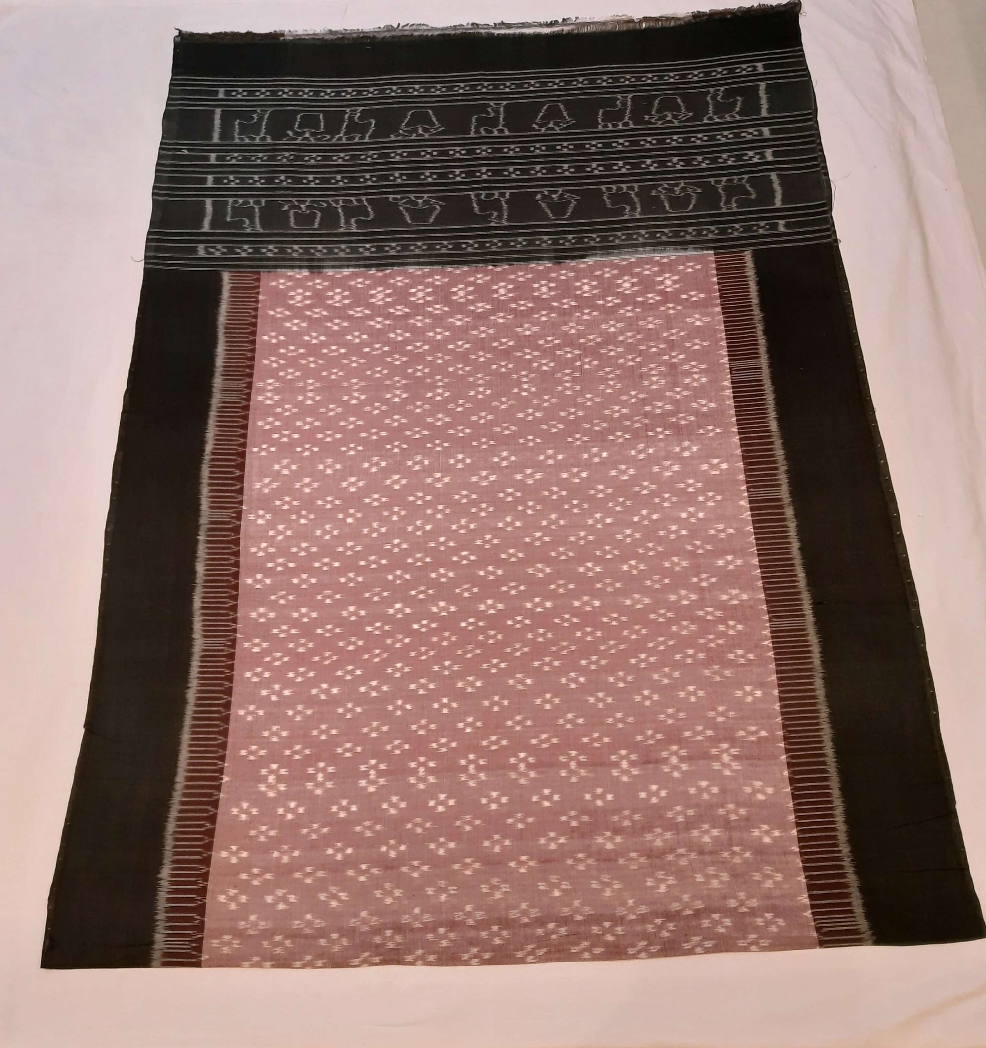 Light Lavender Cotton Odisha ikat Dupatta