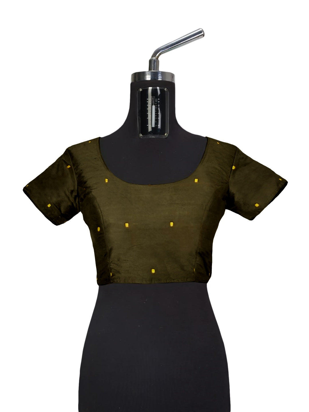 Black with Blue Fish motif Odisha Khandua Patta Silk Saree paired with cotton ikat blouse piece