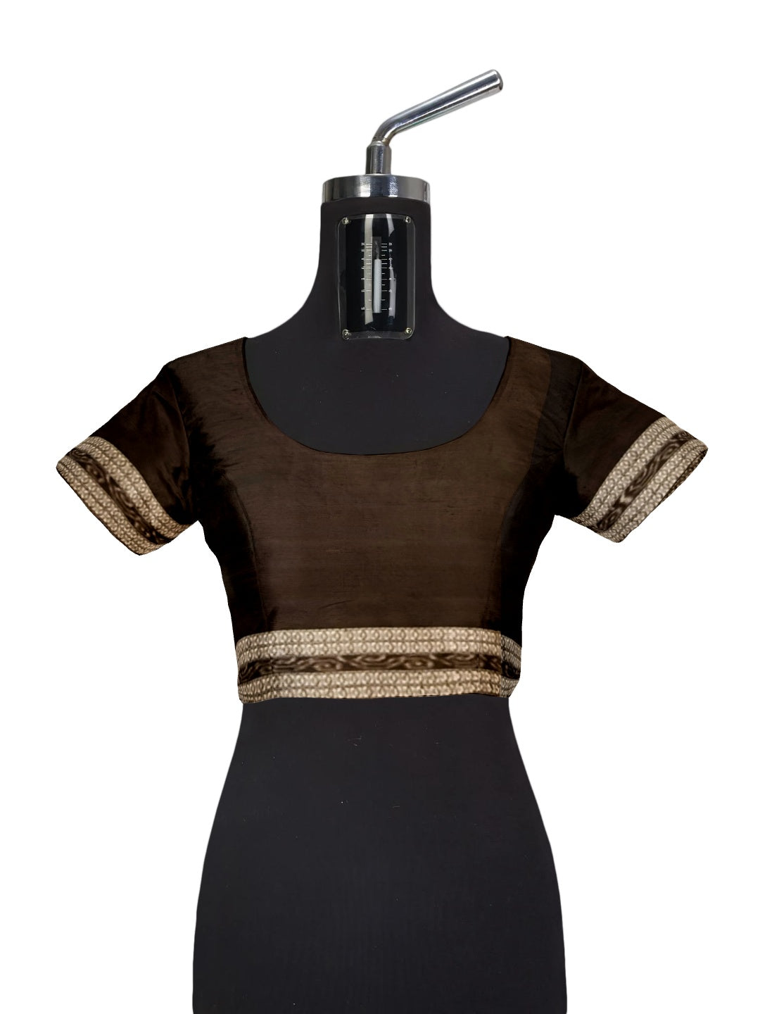 Maroon Yellow with black Sambalpuri Sachipar Cotton Saree with mix match blouse piece