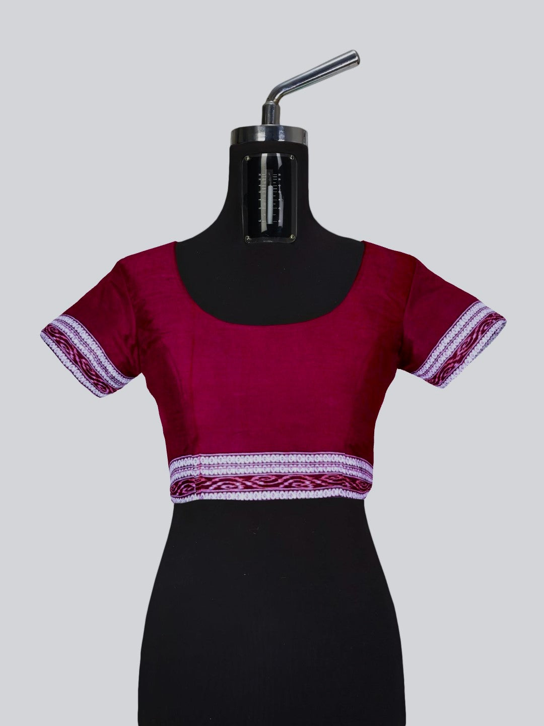 Checkered body Cotton Odisha Ikat saree with mix match blouse piece