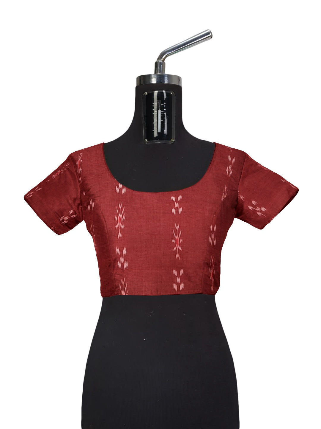 Olive Green Odisha Ikat saree with cotton ikat blouse piece