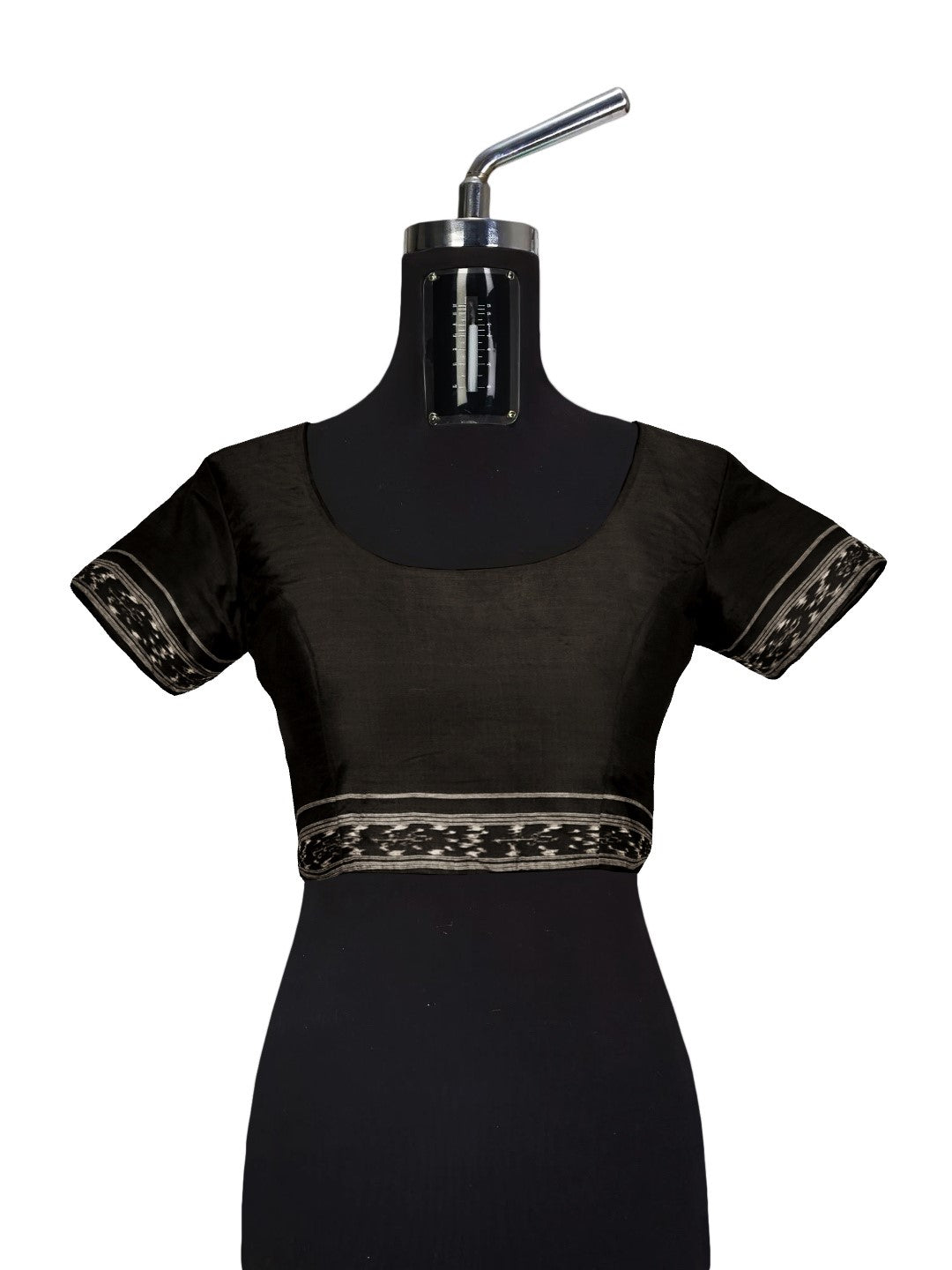 Grey Cotton Odisha Ikat saree with running blouse piece