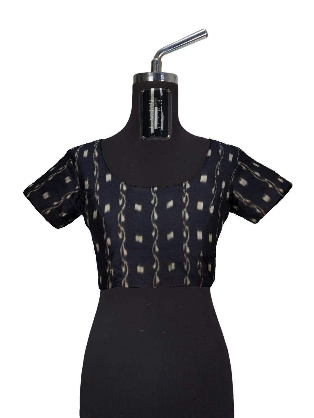 Light Lavender Odisha Ikat saree with cotton ikat blouse piece