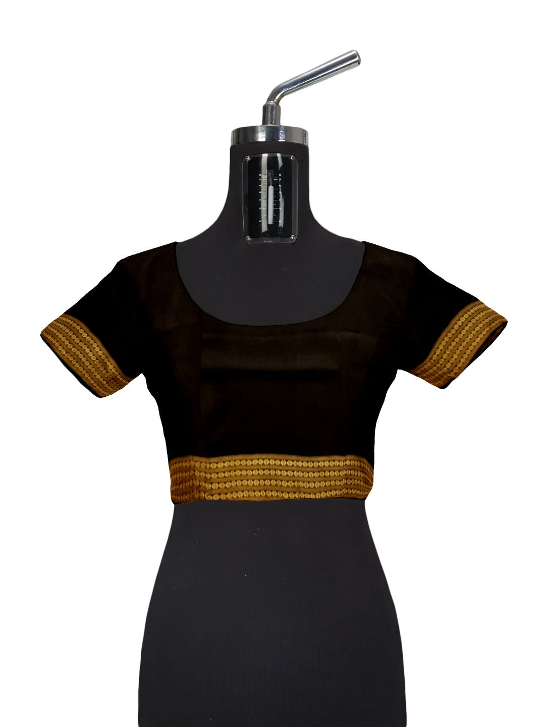 Black Odisha Khandua Pata Silk Saree with Silk Blouse piece