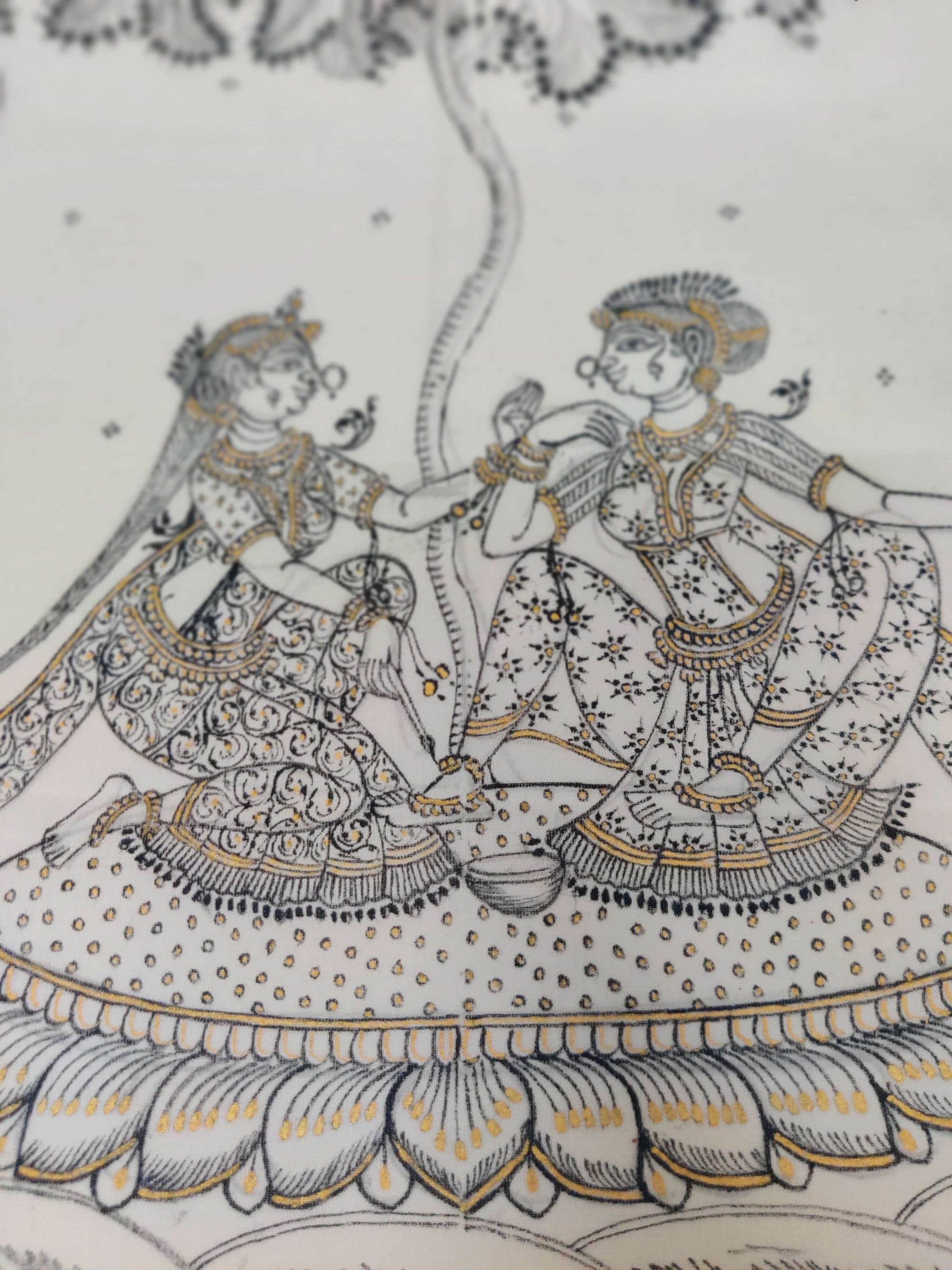 Beautiful Bridal wear lehenga with draped dupatta Havy embroidery on blo… |  Fashion illustration watercolor, Fashion drawing tutorial, Fashion  illustration tutorial