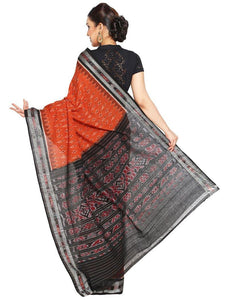 CraftsCollection.in - Odisha Handloom Sambalpuri Ikat Bandha Cotton Saree