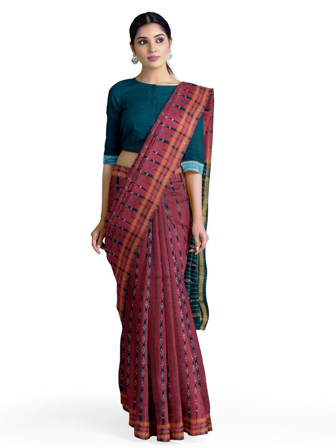 Maroon Woven Art Banarasi Silk Saree With Blouse 2893SR06