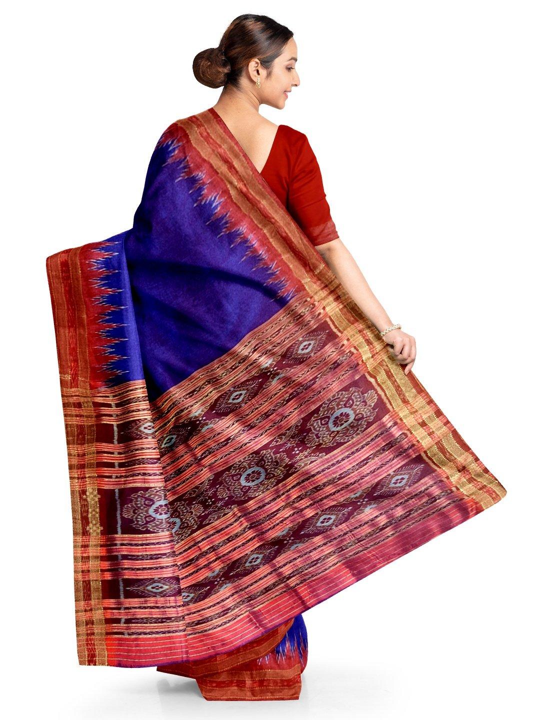 Utkalamkari Pen Kalamkari On Odisha Mulberry Silk Saree – Suumaya Weaves